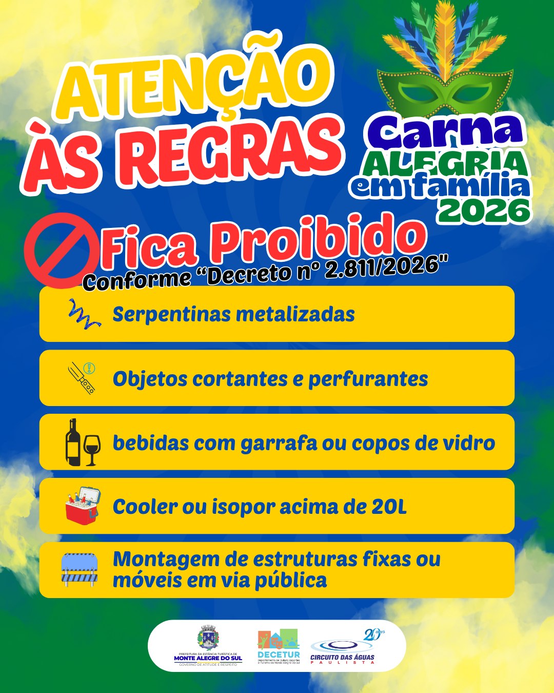 Post do instagram da Prefeitura de Monte Alegre do Sul