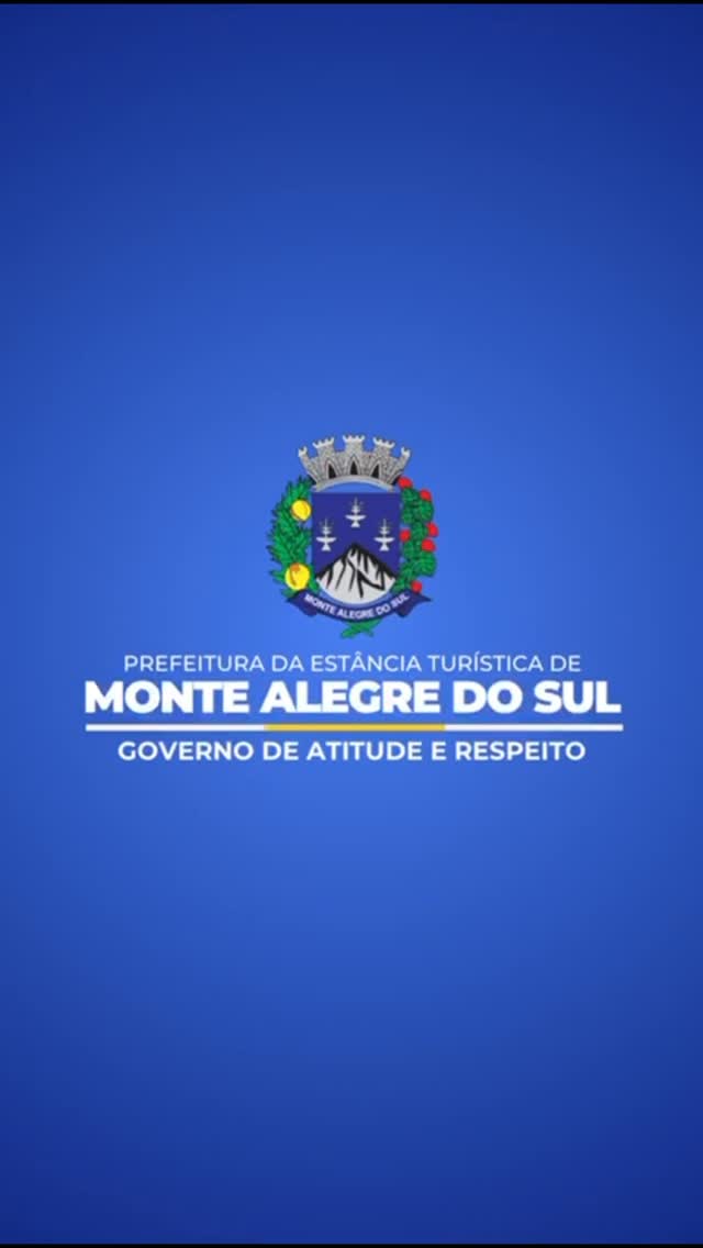 Post do instagram da Prefeitura de Monte Alegre do Sul