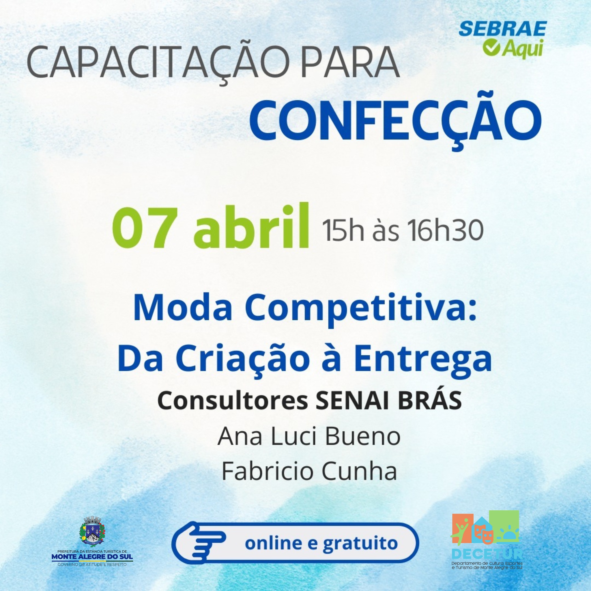 Post do instagram da Prefeitura de Monte Alegre do Sul