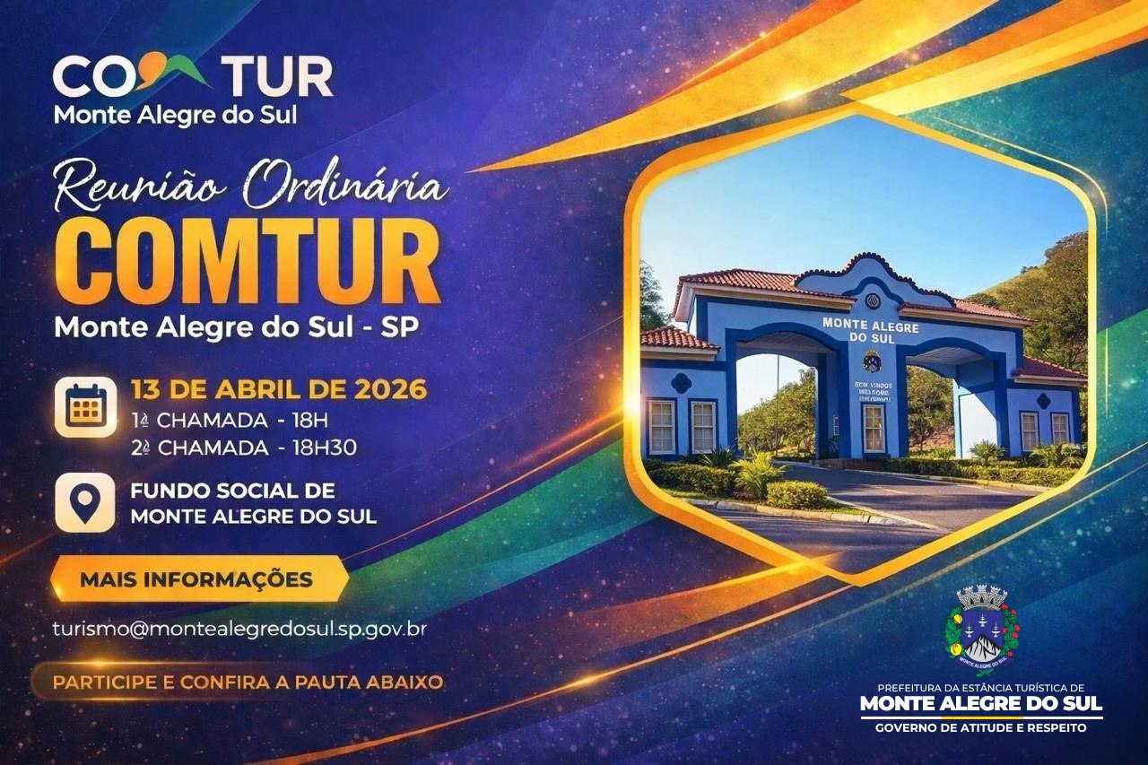 Post do instagram da Prefeitura de Monte Alegre do Sul