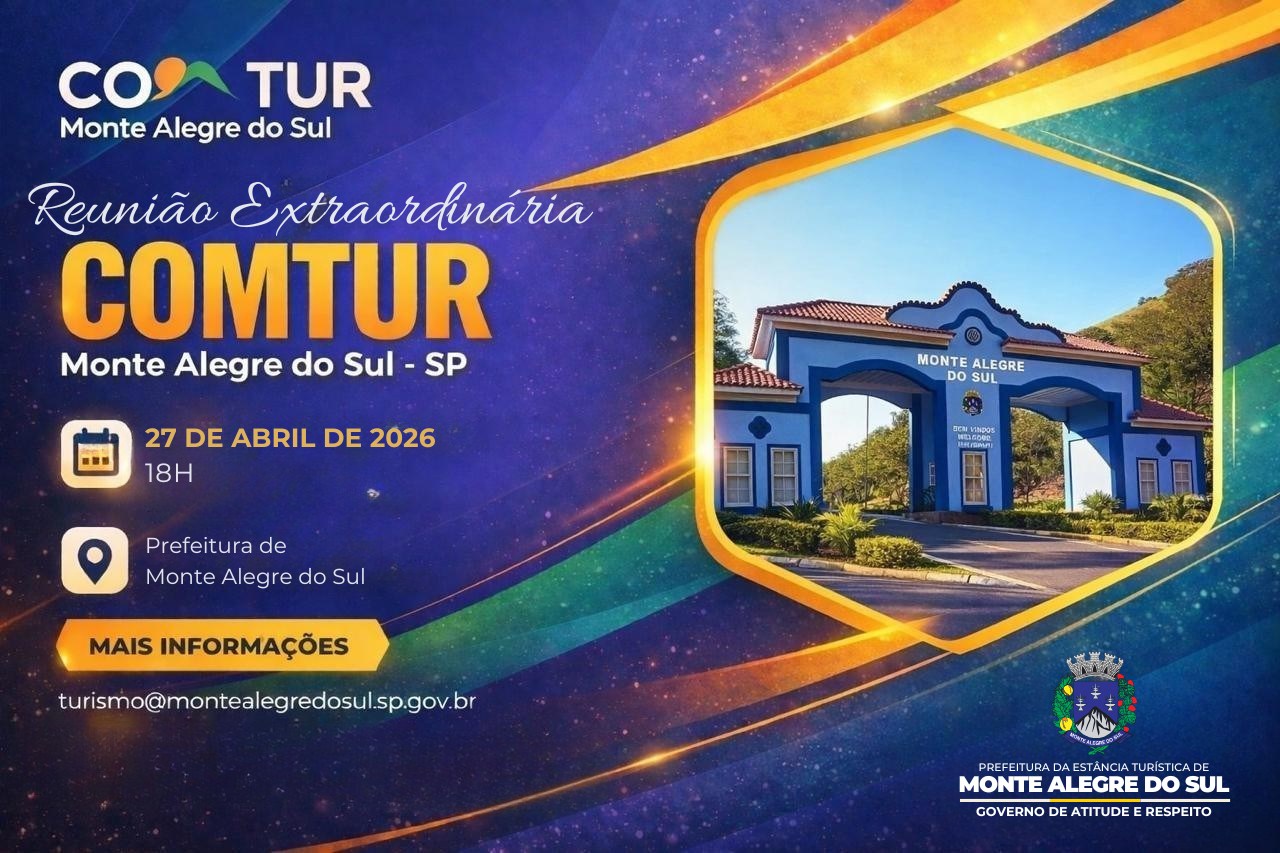 Post do instagram da Prefeitura de Monte Alegre do Sul