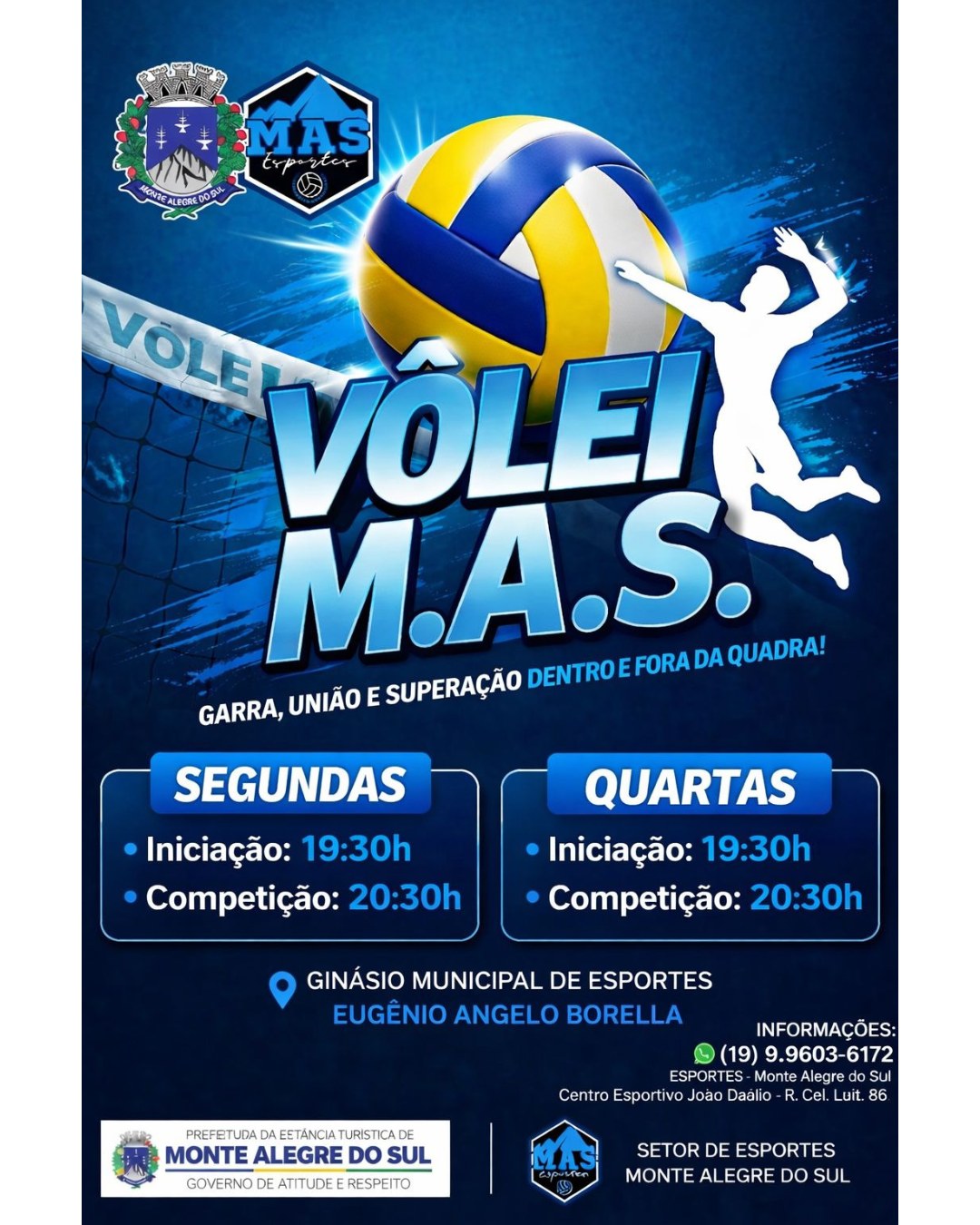 Post do instagram da Prefeitura de Monte Alegre do Sul