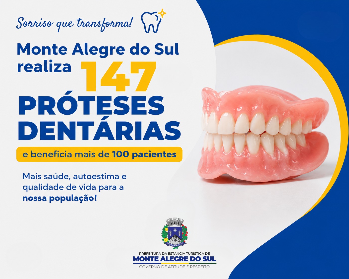 Post do instagram da Prefeitura de Monte Alegre do Sul
