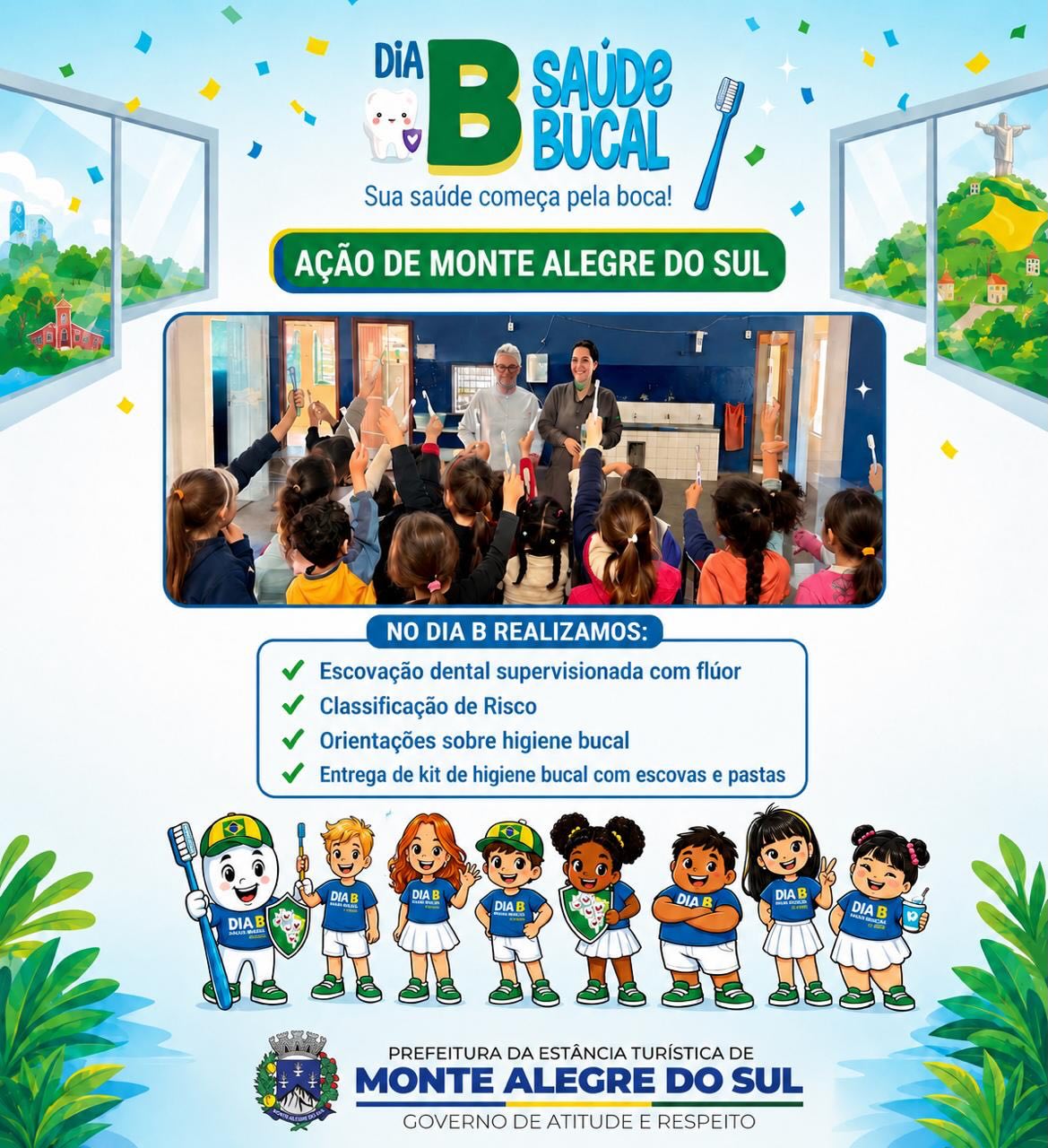 Post do instagram da Prefeitura de Monte Alegre do Sul