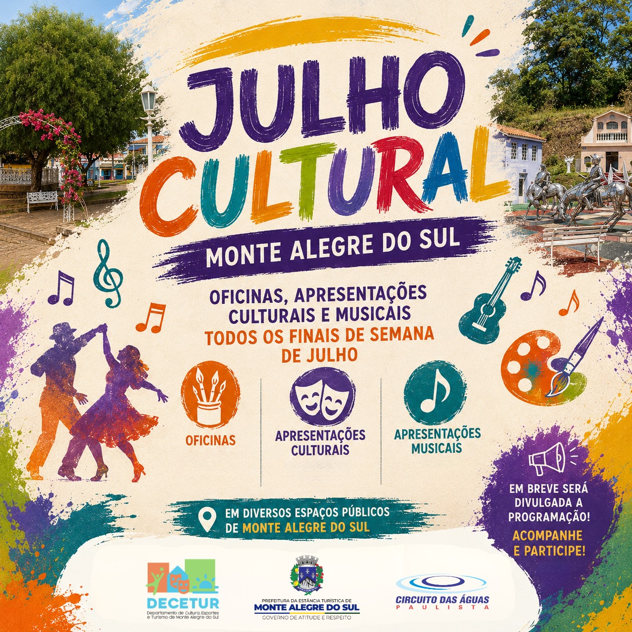 Post do instagram da Prefeitura de Monte Alegre do Sul