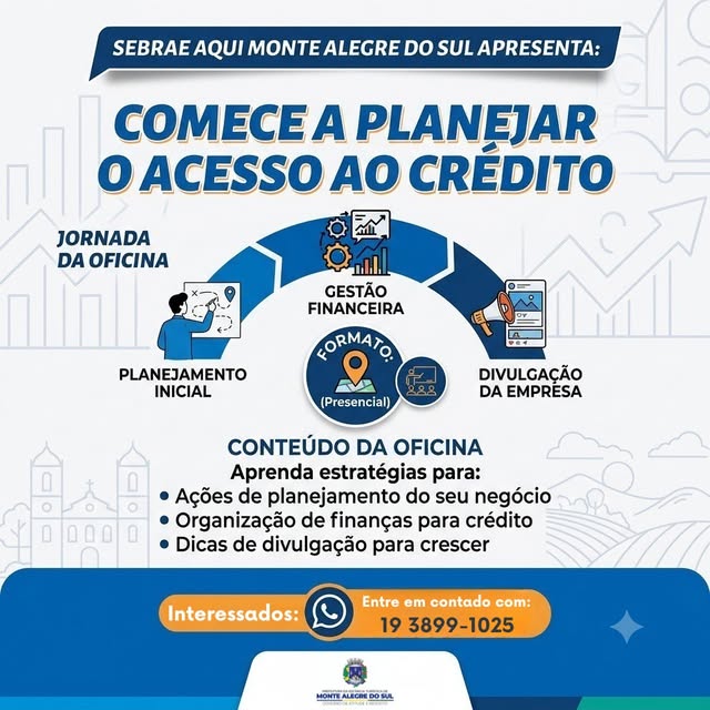 Post do instagram da Prefeitura de Monte Alegre do Sul
